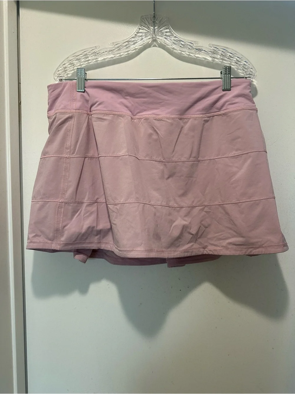 lululemon athletica Light Pink Athletic Skort with Zip Pocket Size 14 - Picture 2 of 3